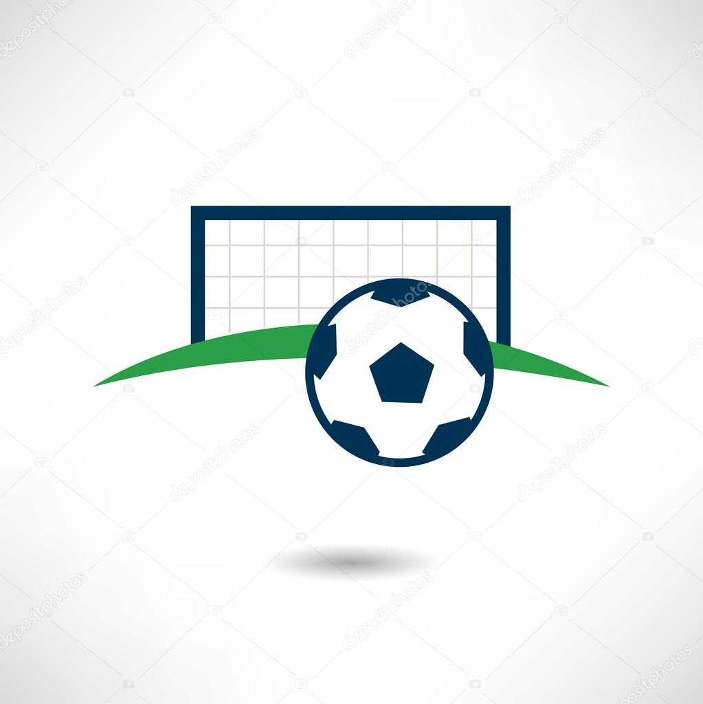 Goal in soccer icon