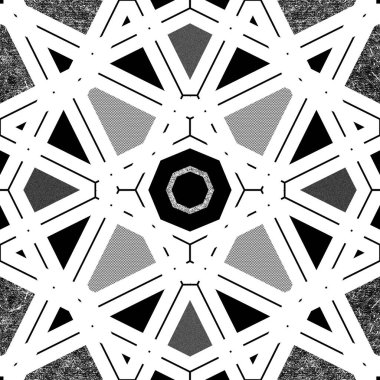 Kusursuz siyah beyaz tasarım, dekorasyon için duvar fayansları