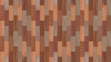 Seamless abstract pattern art design wood textured geometric long mosaic background.