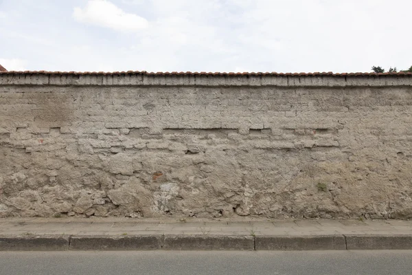 Wall sidewalk curb street — Stock Photo, Image