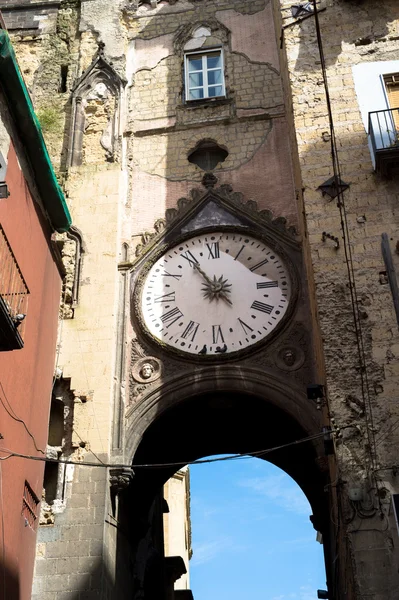 Horloge cassée, Naples — Photo