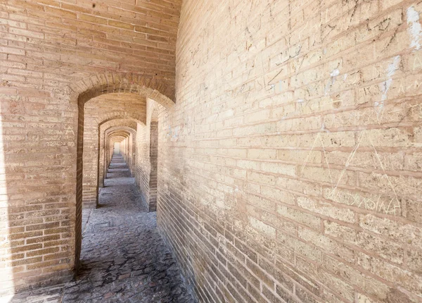 Khaju Bridge, Iran, — Stockfoto