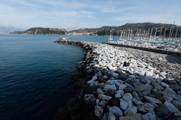 Lerici, Італія вид на порт — стокове фото