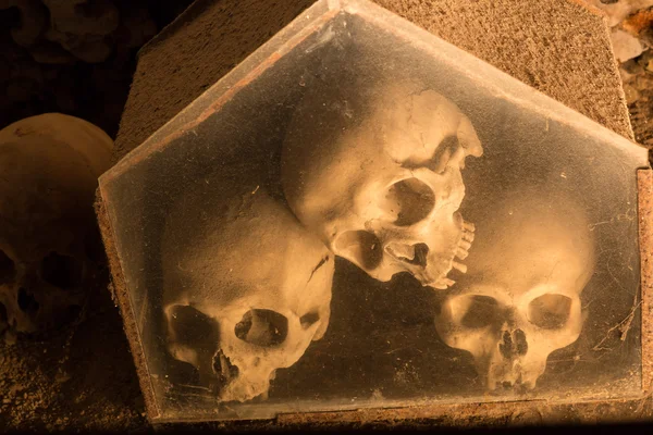 Fontanel νεκροταφείο στη Νάπολη της Ιταλίας — Φωτογραφία Αρχείου