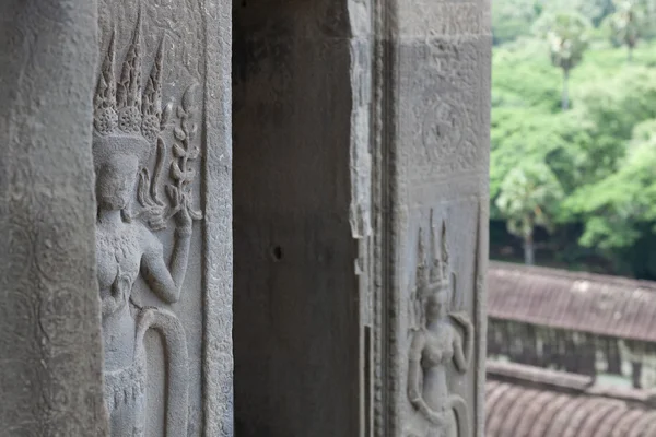 Angkor wat, detail — Stock fotografie