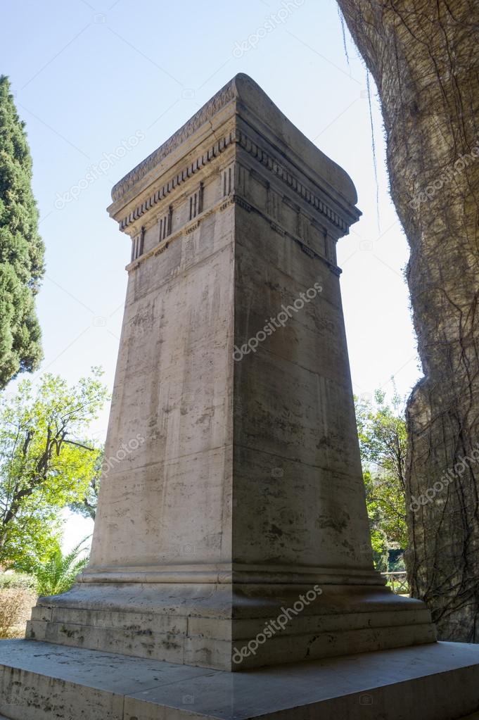 Tomb of Giacomo Leopardi