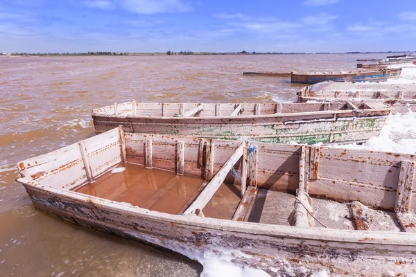 Růžové jezero, Senegal — Stock fotografie