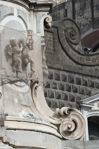 Piazza del Gesù Nuovo — Stock Photo, Image