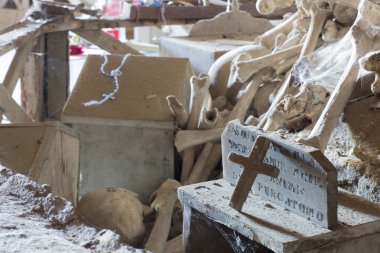 Fontanel mezarlığı Napoli, İtalya