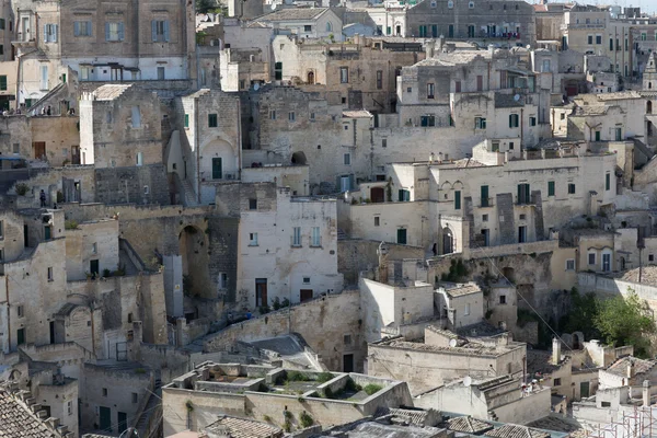 Sassi в місті Matera — стокове фото