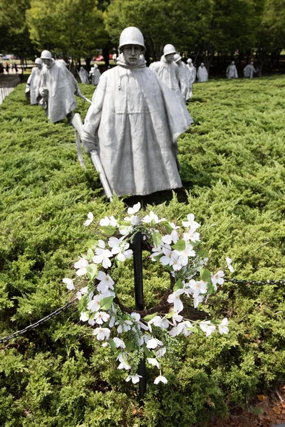 Korean war memorial — Stock Photo, Image