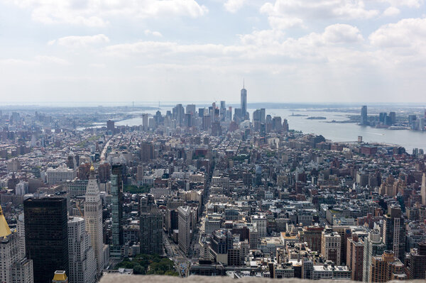 New York panorama from Empire State Building