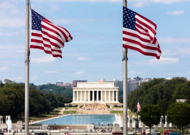 Washington Anıtı gelen Lincoln Anıtı