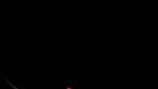 Velocímetro com relâmpago e seta vermelha — Vídeo de Stock
