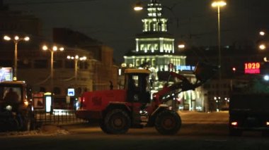 Kış sokak Temizleme