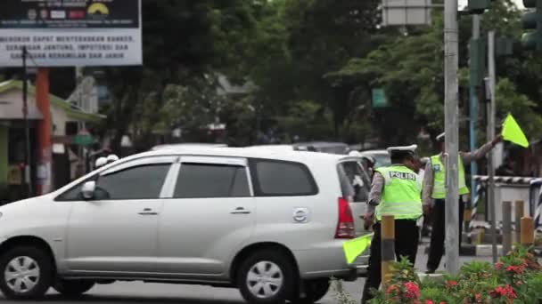 La policía detuvo al delincuente — Vídeo de stock