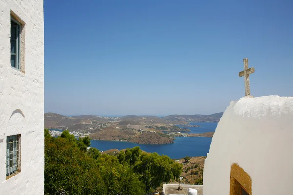 Cave of revelation in Patmos island Greece — Stock Photo, Image