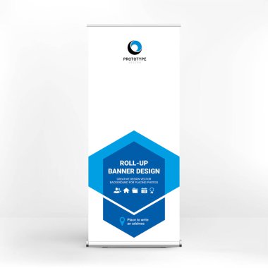 Yuvarlak reklam afişi, dinamik tasarım, konferanslar için şablon, iş seminerleri