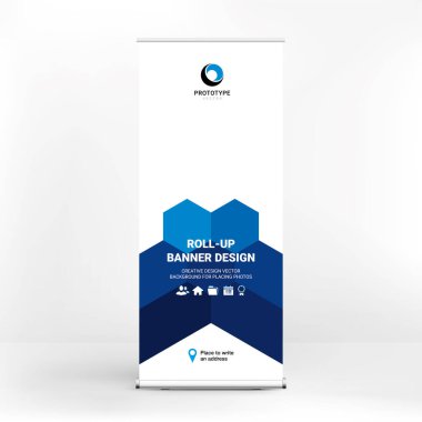 Yuvarlak reklam afişi, dinamik tasarım, konferanslar için şablon, iş seminerleri
