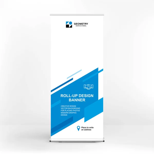 Yuvarlak pankart, reklam, konferanslar, seminerler, medya şablonu