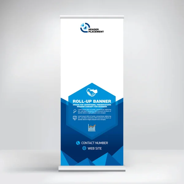 Yuvarlak pankart, reklam, konferanslar, seminerler, medya şablonu