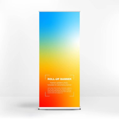 Moda eğilimli, rulo kapaklı reklam afişi, konferanslar ve seminerler, web arkaplanı