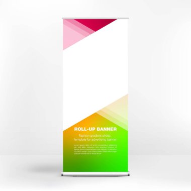 Moda eğilimli, rulo kapaklı reklam afişi, konferanslar ve seminerler, web arkaplanı