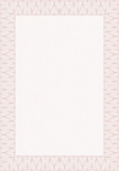 Guilloche şebeke ve çerçeve sertifika ve diploma tasarımı, vektör arkaplan