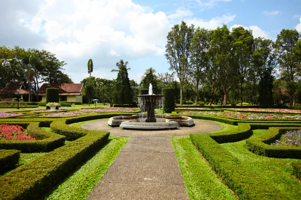 Perfectly Edged Garden Stock Photo