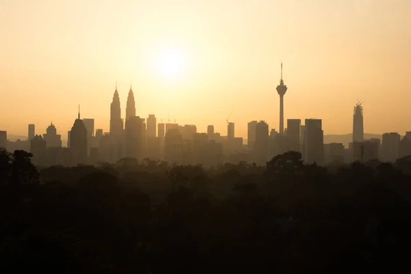 Ciudad Kuala Lumpur Skyline — Foto de Stock