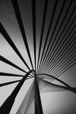 Putrajaya 'daki modern köprü mimarisi