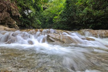  Şelaleli nehir manzarası