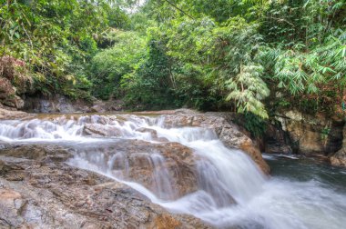  Şelaleli nehir manzarası