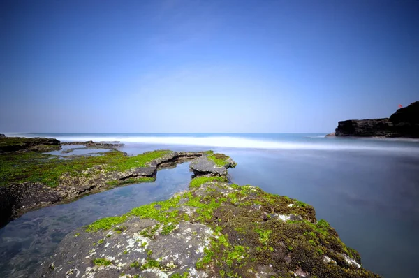 Tanah Lot Temple Havet Bali Island Indonesien — Stockfoto