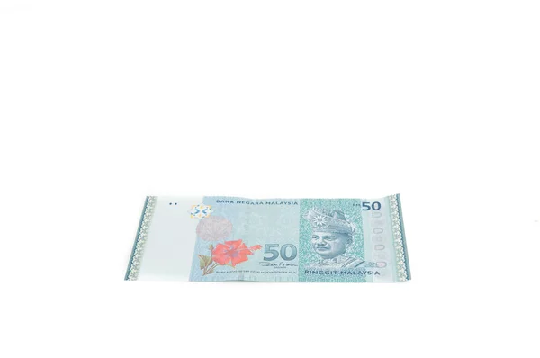 Malaysia Currency Myr Stack Ringgit Malaysia Bank Note Hundred Ringgit — Stock Photo, Image