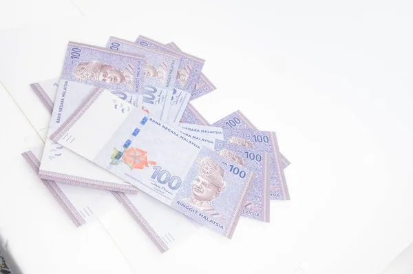 Malaysische Währung Für Malaysische Ringgit Scheine — Stockfoto