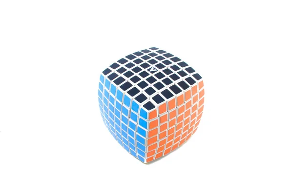 Rubiks Cubo Aislado Blanco — Foto de Stock