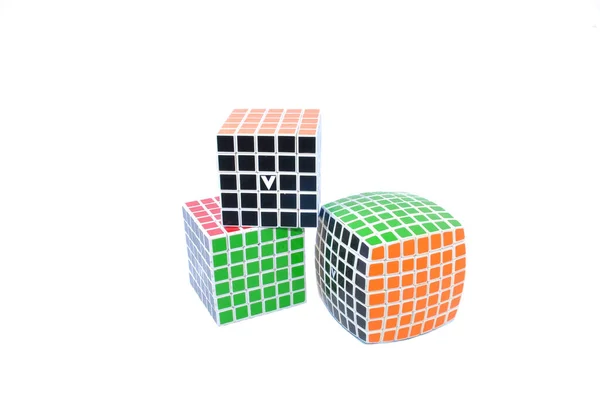Selangor Malasia Febrero 2015 Cube Fondo Blanco Cube Una Versión — Foto de Stock