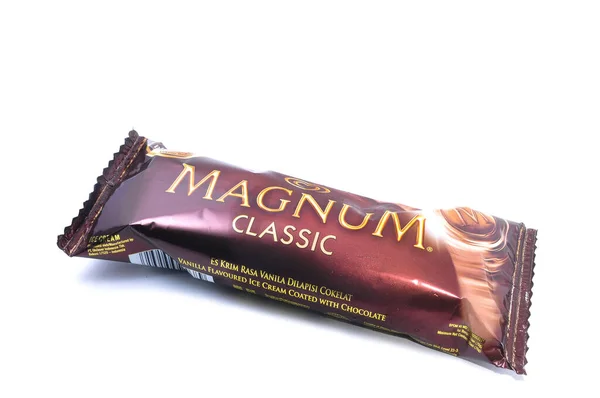 Kuala Lumpur Malasia Febrero 2015 Helado Magnum Classic Unilever Unilever — Foto de Stock