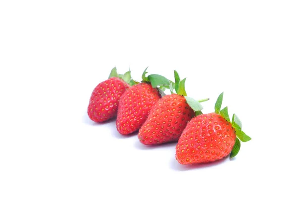 Strawberry Isolated White Background — Stock Photo, Image