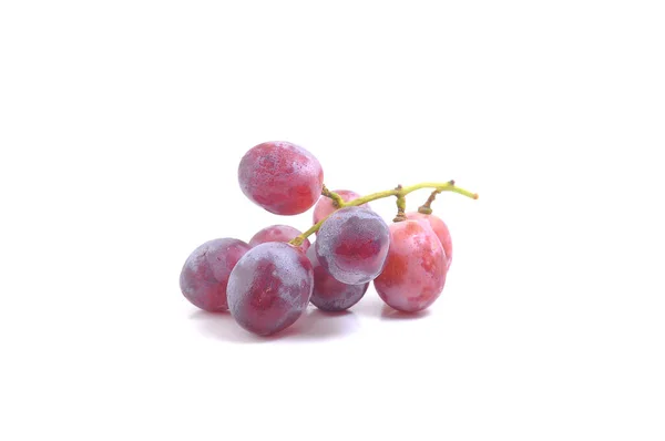 Large Bunch Fresh Grapes White Background — Stock Photo, Image