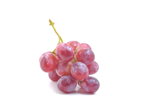 Duża Ilość Świeżych Winogron Białym Tle — Zdjęcie stockowe
