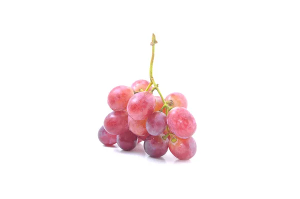 Большая Гроздь Свежего Винограда Белом Фоне — стоковое фото