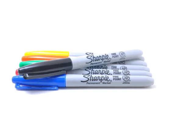 Selangor Maleisië December 2020 Scherpe Permanente Marker Sharpie Een Amerikaanse — Stockfoto