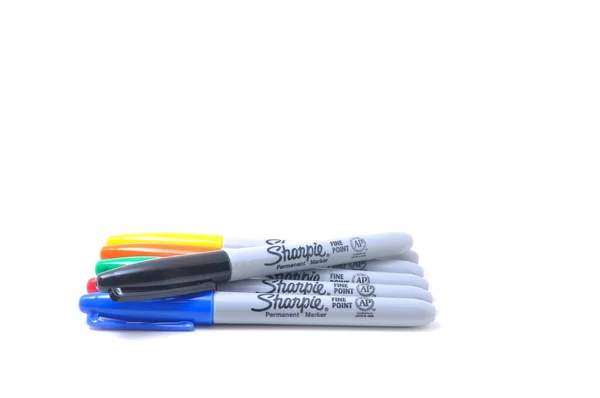 Selangor Malaysia December 2020 Sharpie Permanent Marker Sharpie American Manufacturer — Stock Photo, Image