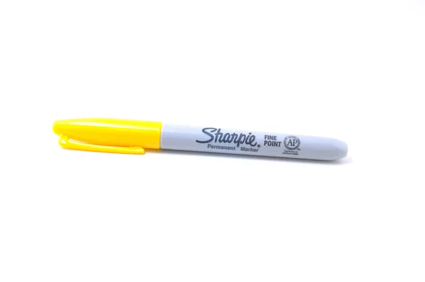 Selangor Maleisië December 2020 Scherpe Permanente Marker Sharpie Een Amerikaanse — Stockfoto