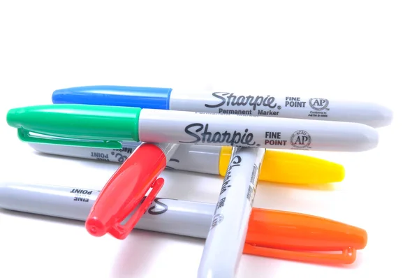 Selangor Maleisië December 2020 Scherpe Permanente Marker Sharpie Een Amerikaanse — Stockfoto