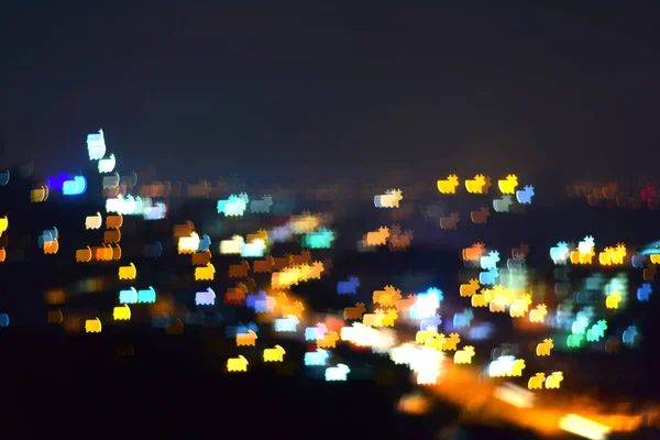 Blur Image Bokeh Night — Stock Photo, Image