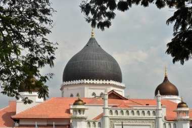 caminin bulutlu gökyüzü altında doğal görünümü 