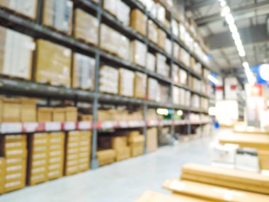 Depo ya da Depo 'da rafın bulanık arkaplan resmi